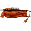 VT-3002-30 Extension cable with protective cover - 30 meters - 1.5mm2 - orange - IP44