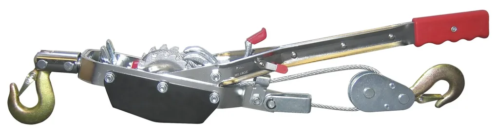 Cable hoist with ratchet 2 tons