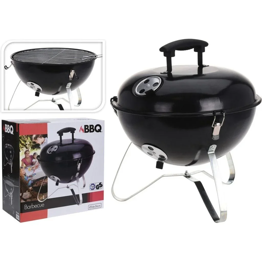 BBQ Round Table Grill - Camping Grill - Grill Area Ø34 cm