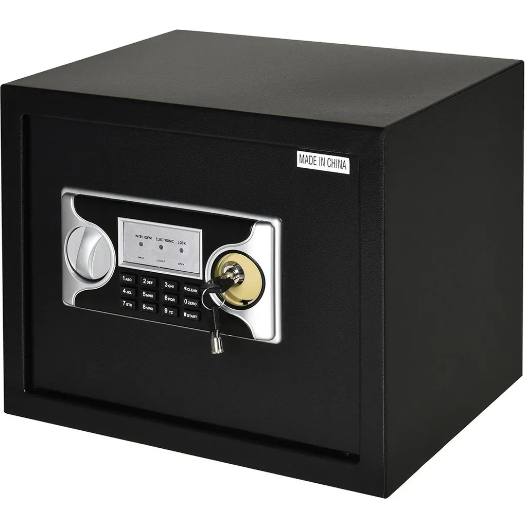 Furniture safe with electronic lock