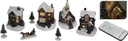 Christmas scene 7-piece with remote control