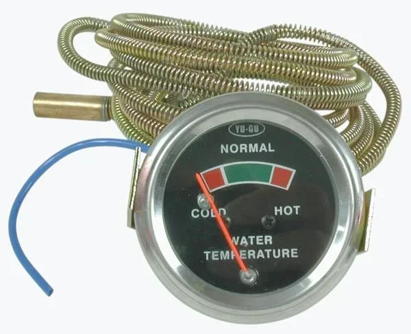 Temperature display for engine block