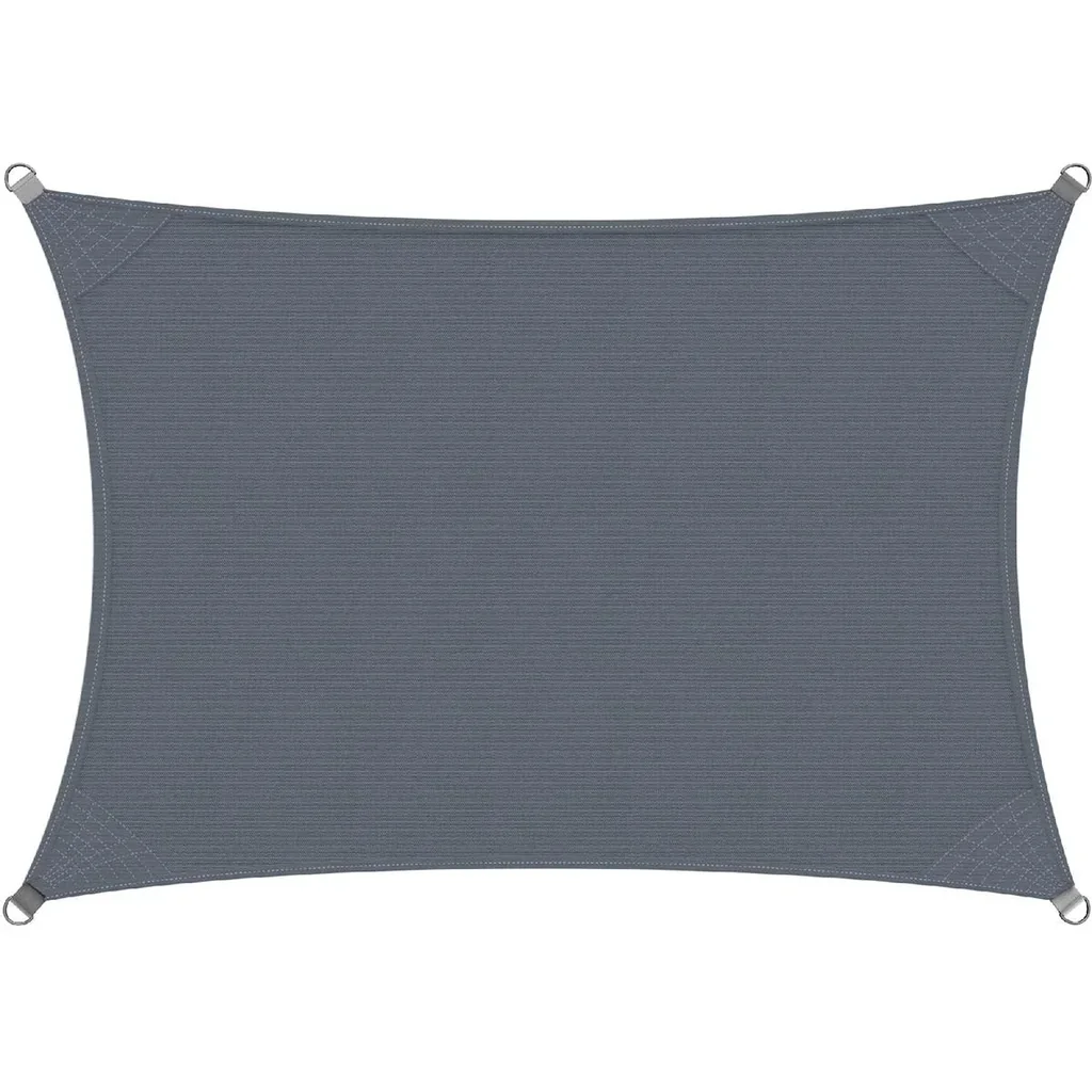 Shade cloth HDPE rectangle anthracite 2x4m