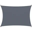 Shade cloth HDPE rectangle anthracite 2x4m