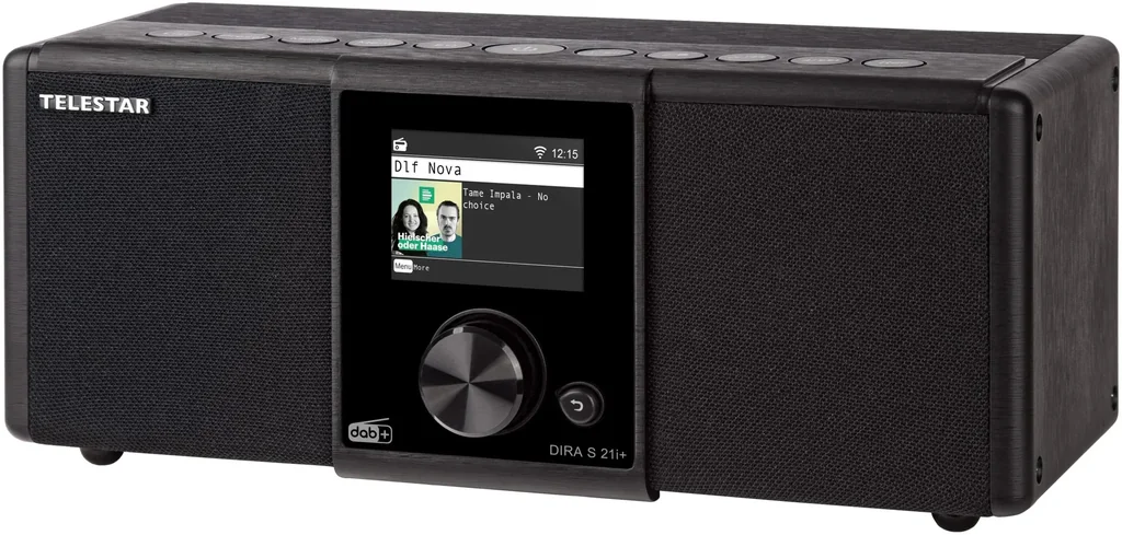 Multifunctional stereo radio DIRA S21i+ FM, DAB+, Internet, alarm clock and USB recording, Bluetooth