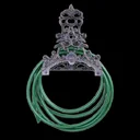Classic cast iron hose holder