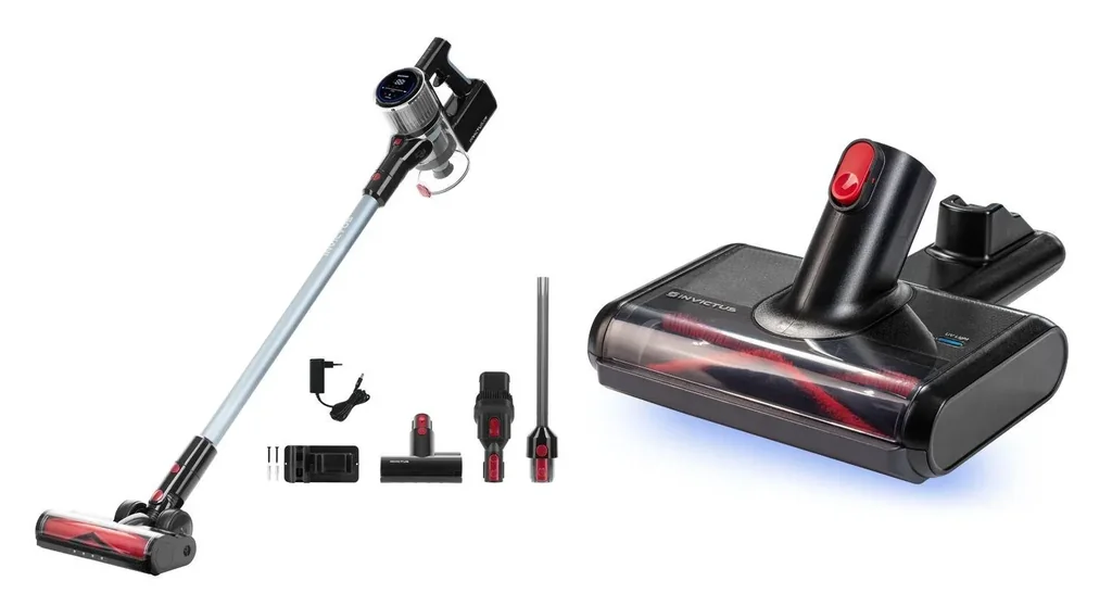 Cordless handheld vacuum cleaner set "Invictus X9 Facelift", 14 pieces, 25.2 volts + FREE UV brush 119.95 RRP!