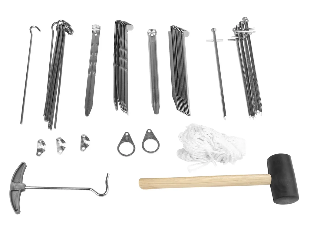 Tent awning accessory set 48 pieces