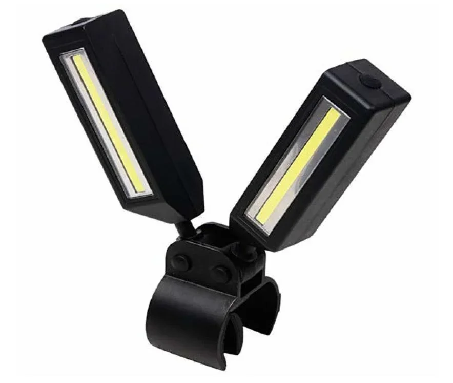 Work light with 360° rotating mounting clip