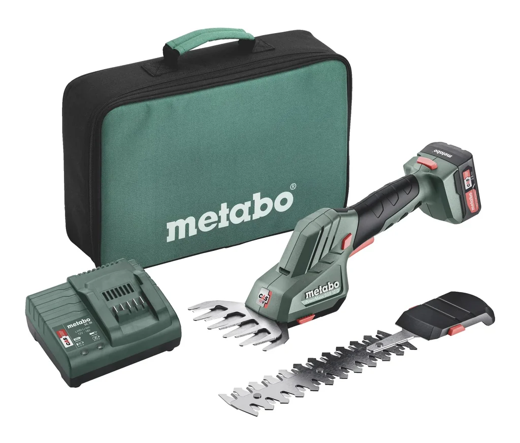 Cordless shrub and grass shears PowerMaxx SGS 12 Q including 1x 2.0 Ah, SC 30
