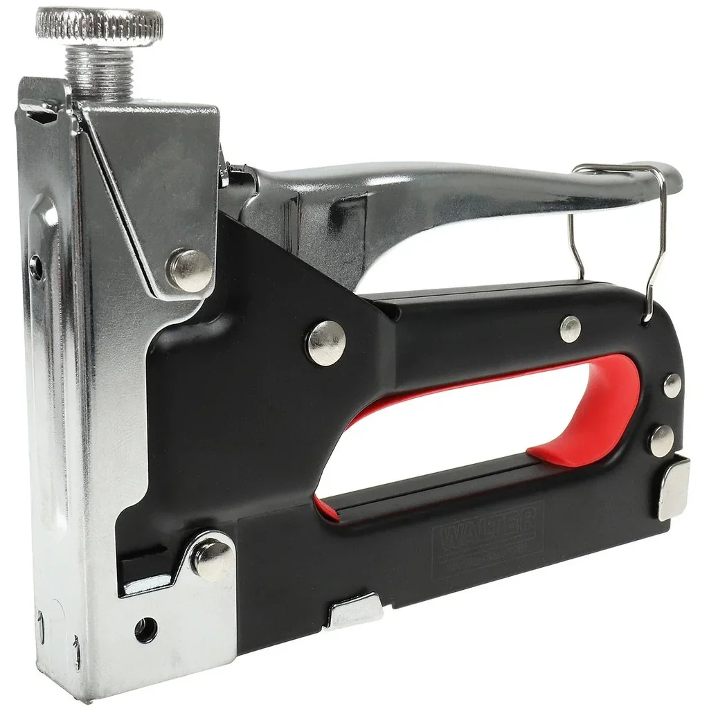Hand tacker set including staples, nails and cramps