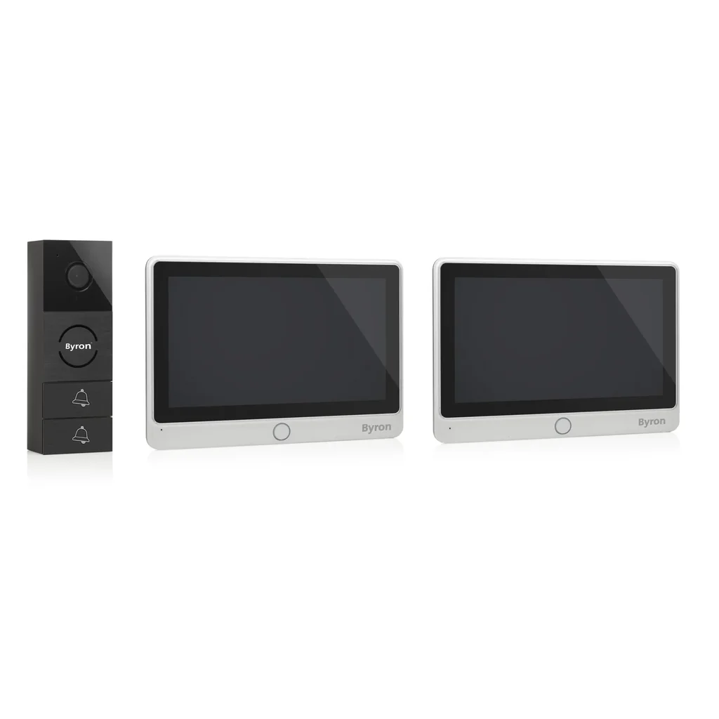 Video intercom 7 inch touchscreen 2 screens