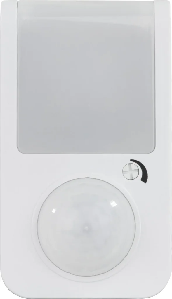 LED plug-in light with motion detector 2.5 watts, white