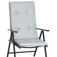 Set of 6 cushions light grey 120x45x5cm