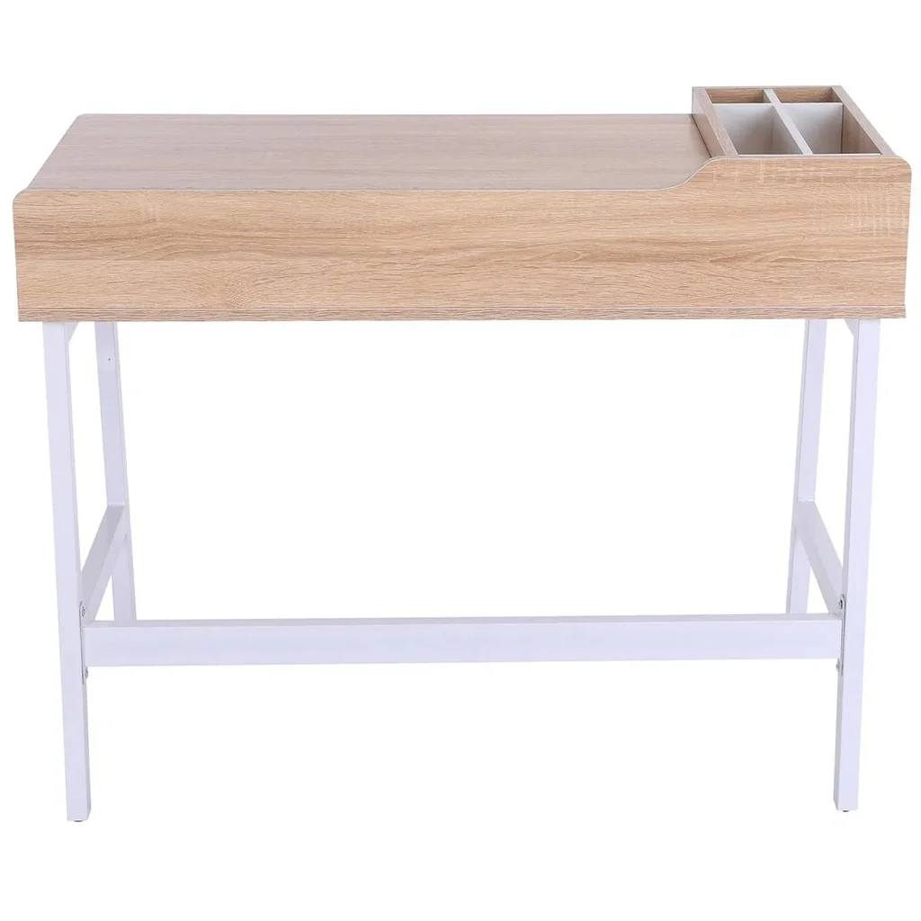 Desk computer table office table work table PC table versatile with six storage compartments drawer wide