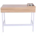 Desk computer table office table work table PC table versatile with six storage compartments drawer wide