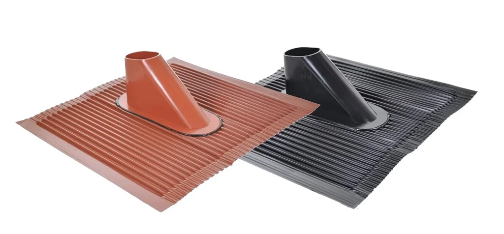 Aluminum roof tiles for antenna mast black