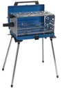 Suitcase gas grill 400 SGR (50 mbar) 3-burner, with grill spit, battery motor and piezo ignition, incl. hose