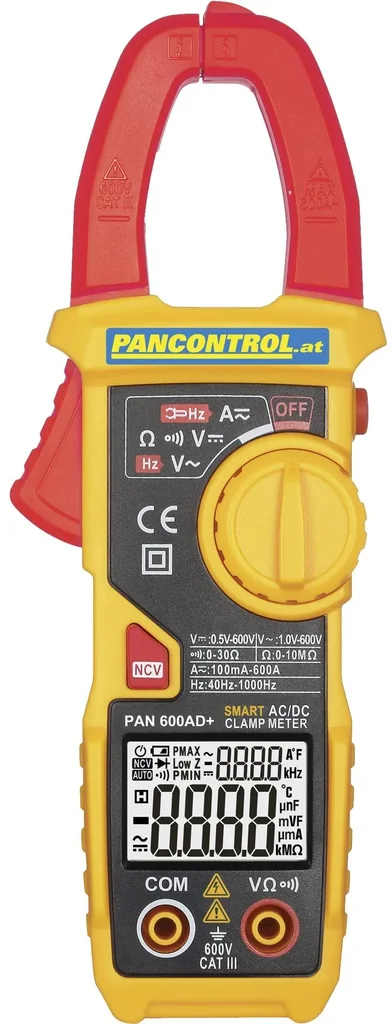 Digital current clamp 600A AC/DC