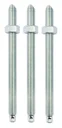 Threaded rod set of 3