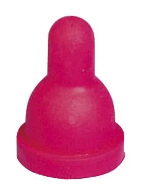 Replacement teat for lamb drinking bucket and 1 liter milk bottle, red
