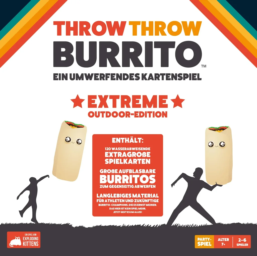 Board game Throw Throw Burrito: Extreme Outdoor Edition