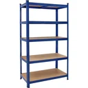 Metal storage rack with