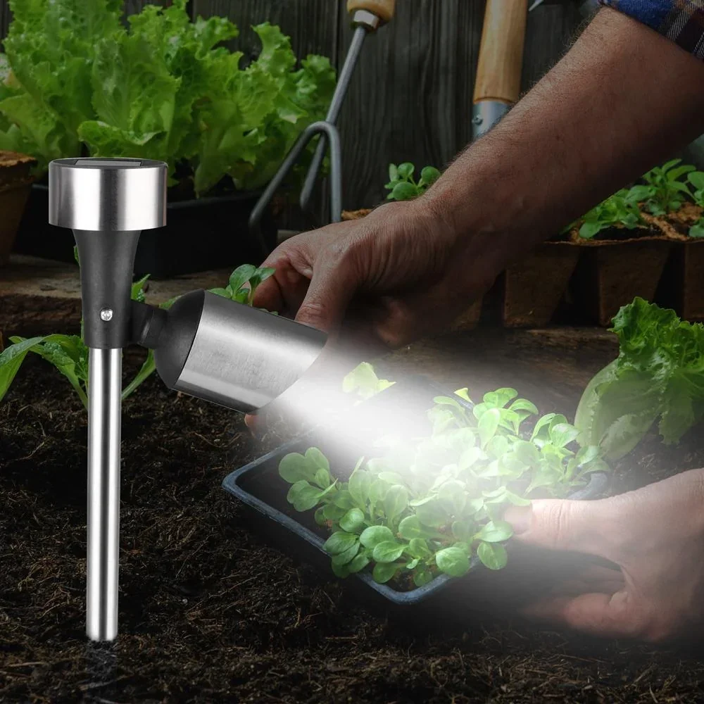 Set of 6 LED solar garden lights