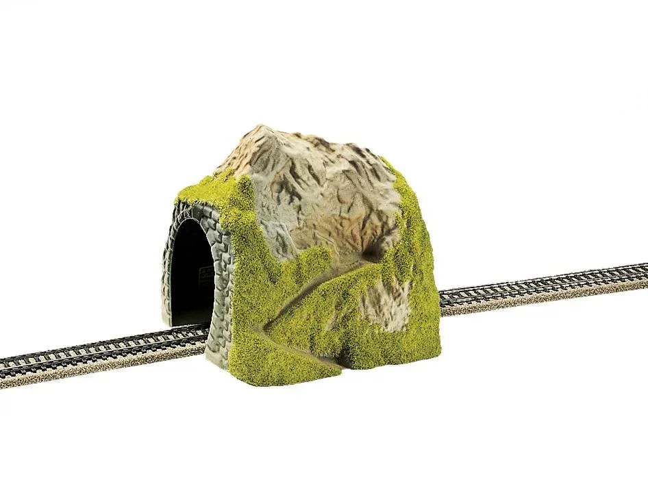 Tunnel, single-track, straight, 18 x 17 cm, 16 cm high, clearance height 9.3 cm