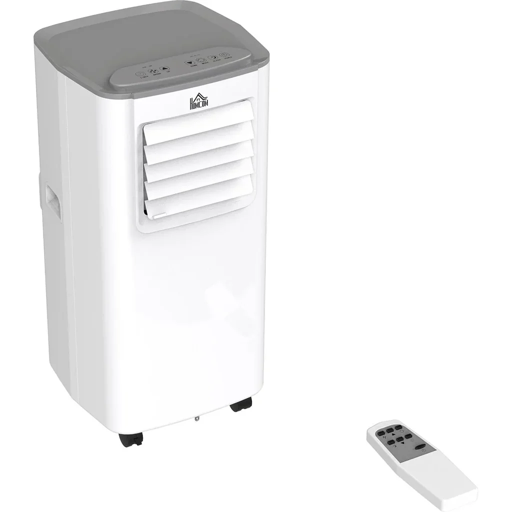 4-in-1 air conditioner with remote control white, grey