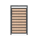 Westmann Waste Bin Enclosure Lacina 1-unit wood look (1× 240 L)