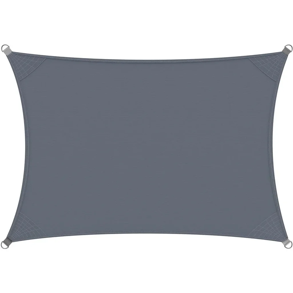 Shade cloth Oxford rectangular 3x4m anthracite