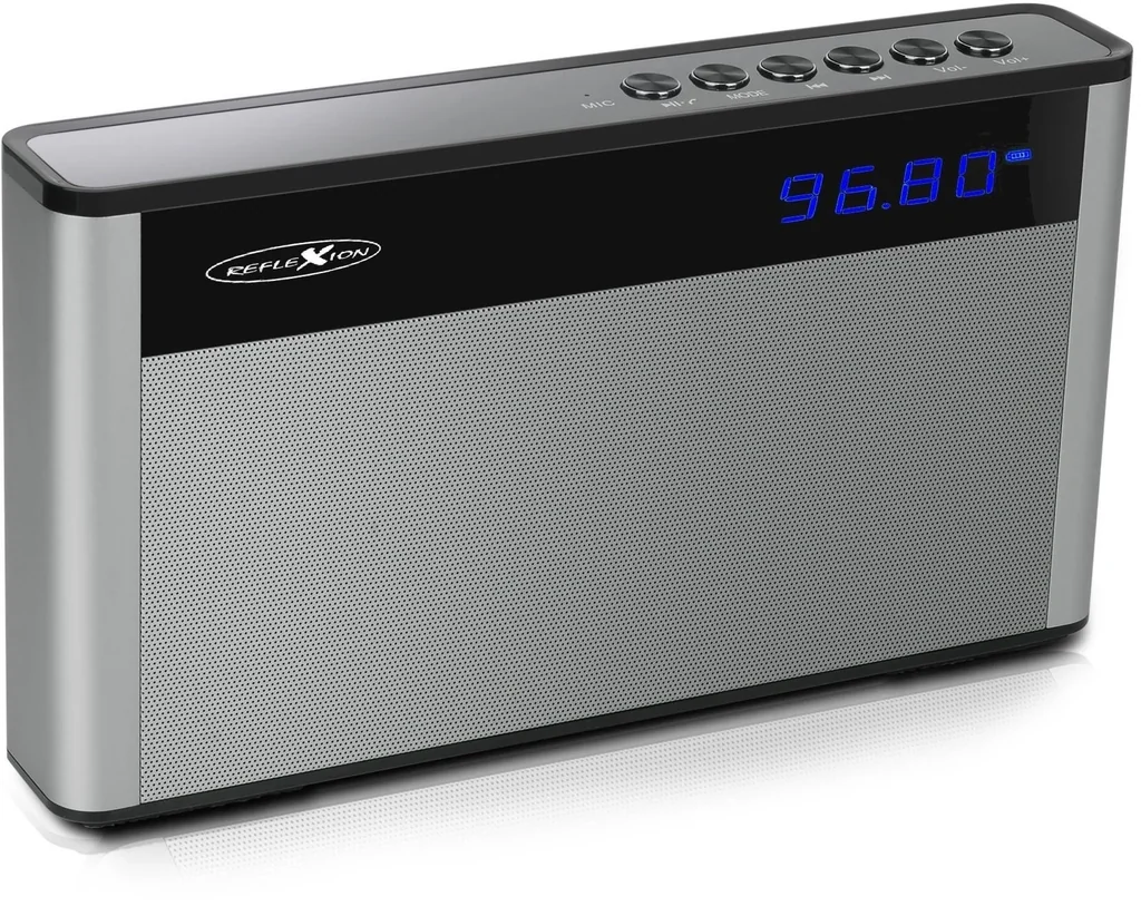Bluetooth speaker with radio, USB, micro SD card reader and AUX-IN