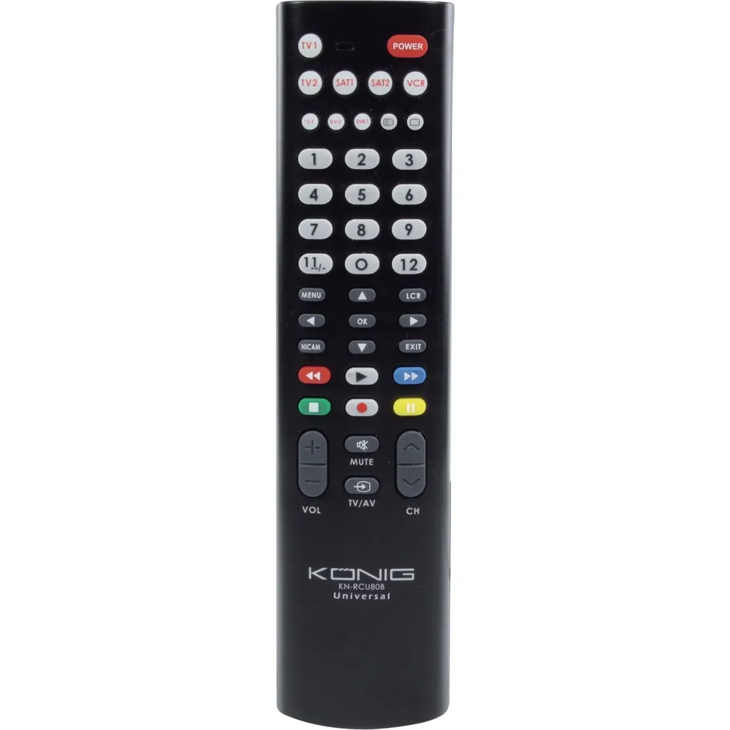 Pre-programmed remote control 8:1 Universal