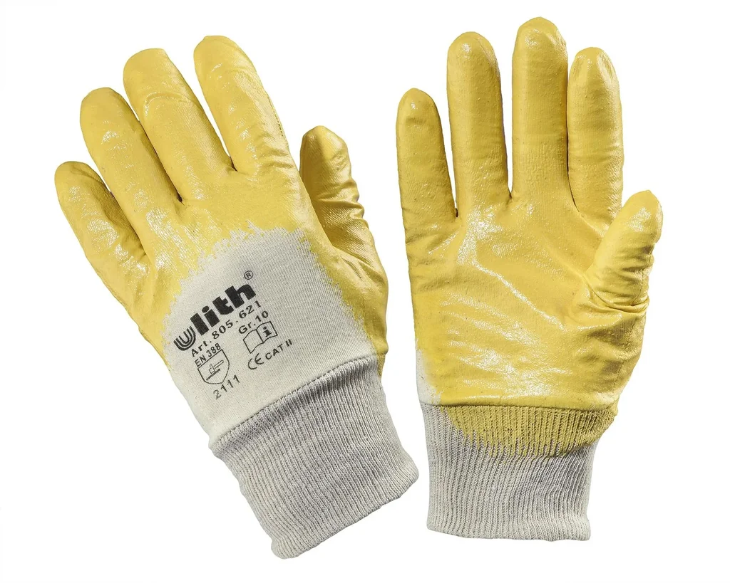 Nitrile work gloves size 10