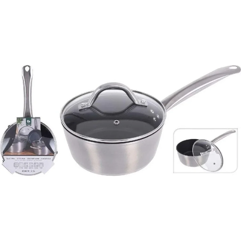 Cooking pot - 18 cm - Silver