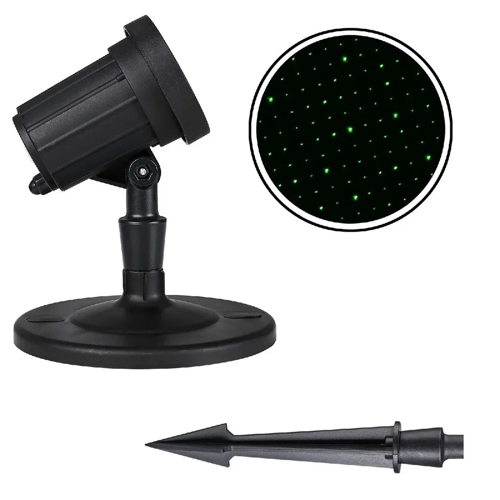 LED laser light projector with remote control