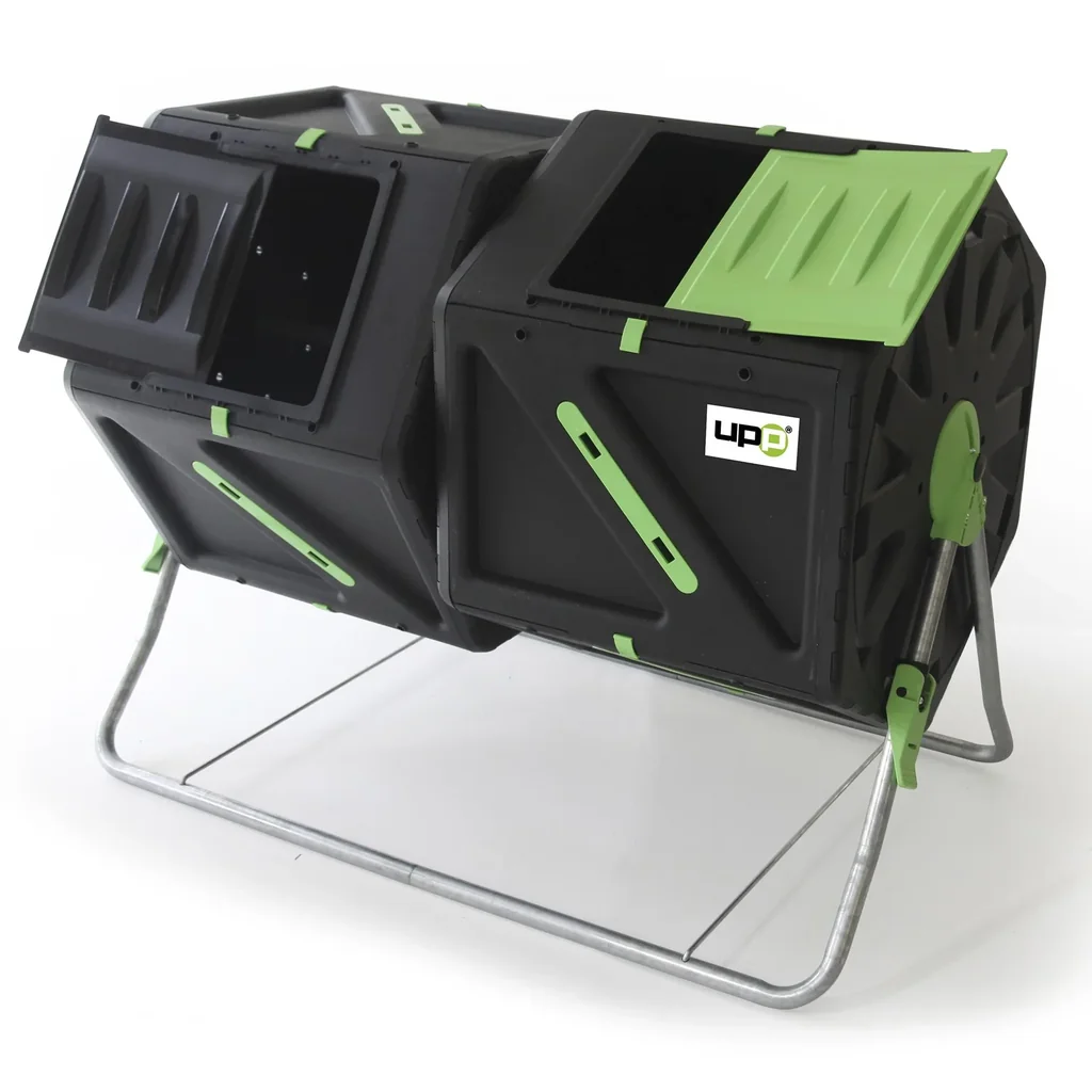 Drum composter 2 chambers each 105 liters