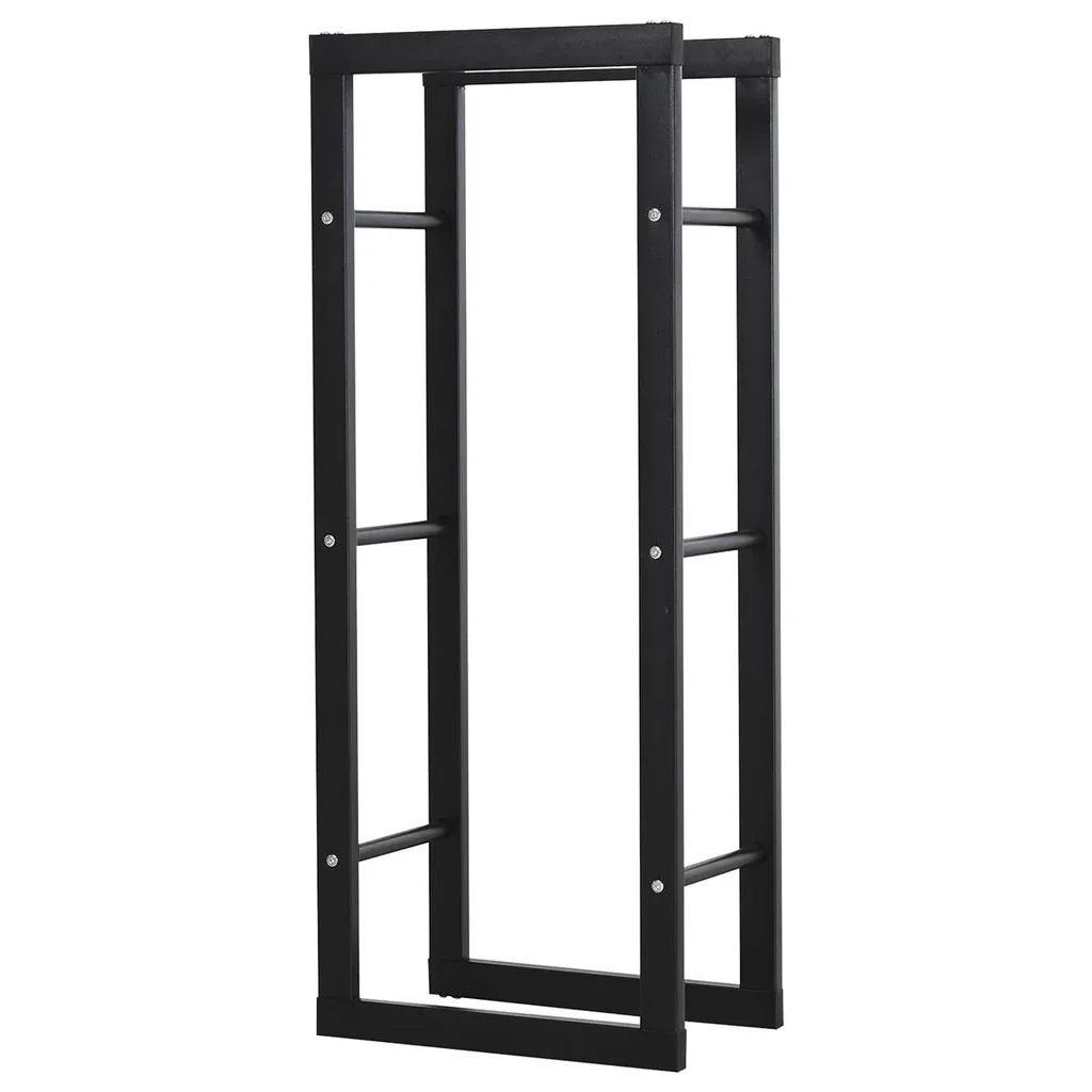Firewood rack black