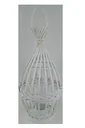 Lantern made of bamboo with glass insert