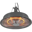Hanging Terrasheater heater, black | Industrial | 1500W | Ø43 cm | 25m²