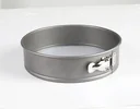 Springform pan with glass bottom, grey, 7 x 24 cm