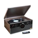 DAB music center with radio, CD, Bluetooth, record player and digitizer