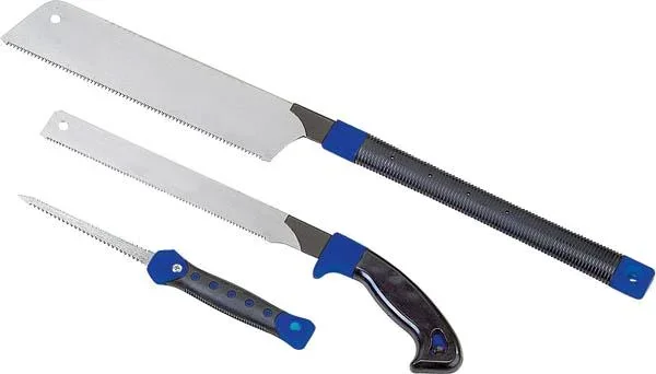 Kataba fine-cutting saw set, 3 pull saws