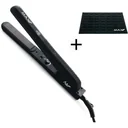 Max Pro Gloss Styling Tongs Black incl. Heat Protection Mat