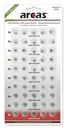 Alkaline button cell assortment 50 pieces