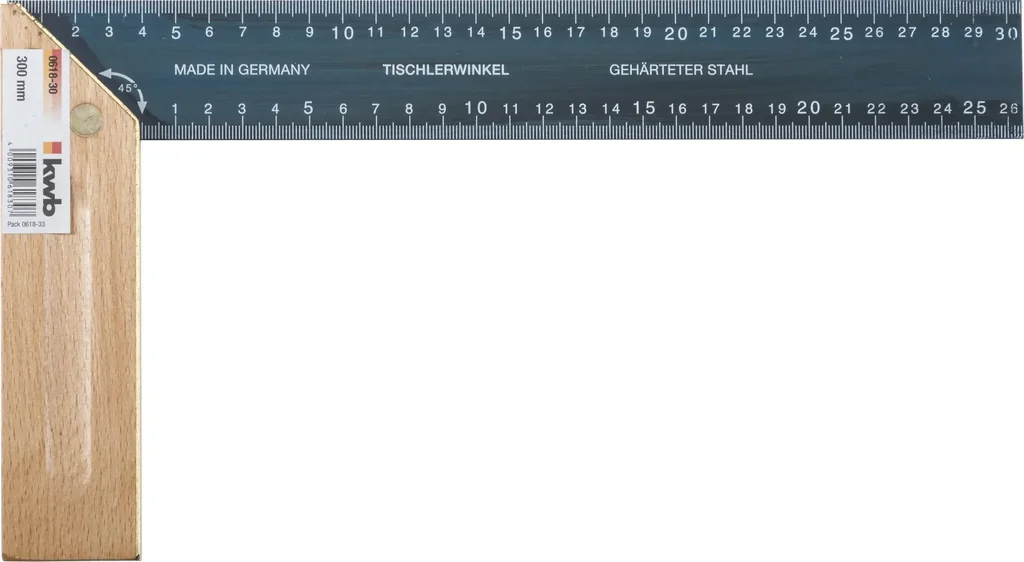 Carpenter's square / joiner's square 300 mm