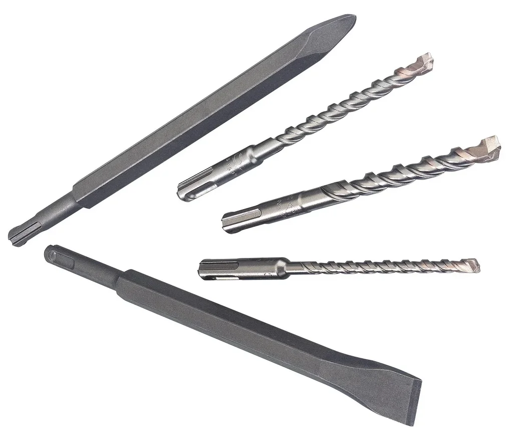 SDS-plus drill/chisel set, SP, 5-piece