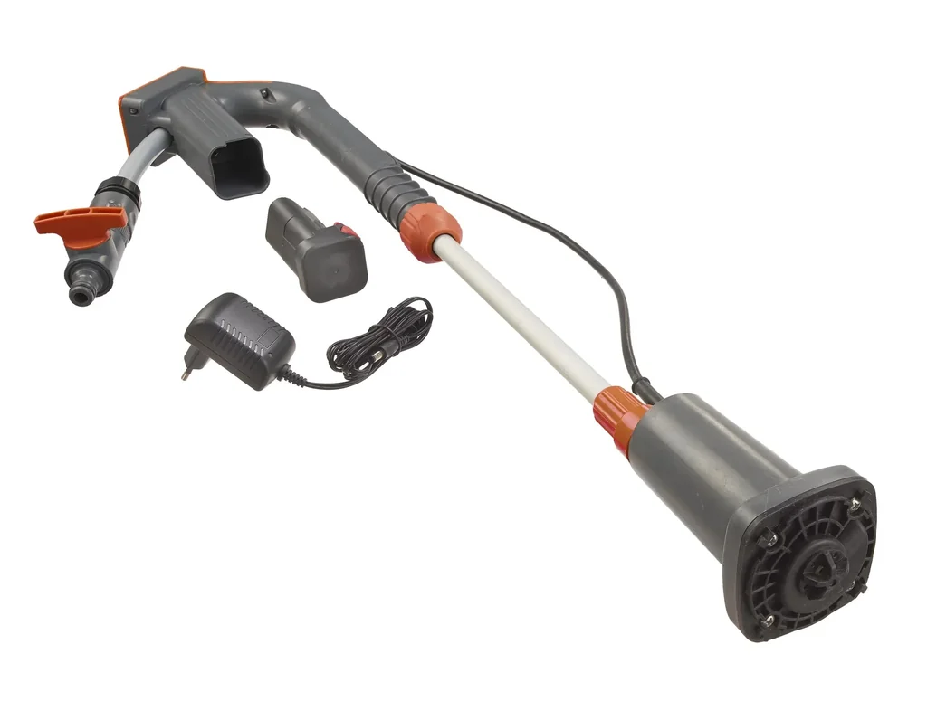 Battery-powered rain barrel pump 11.1 V including rain barrel net