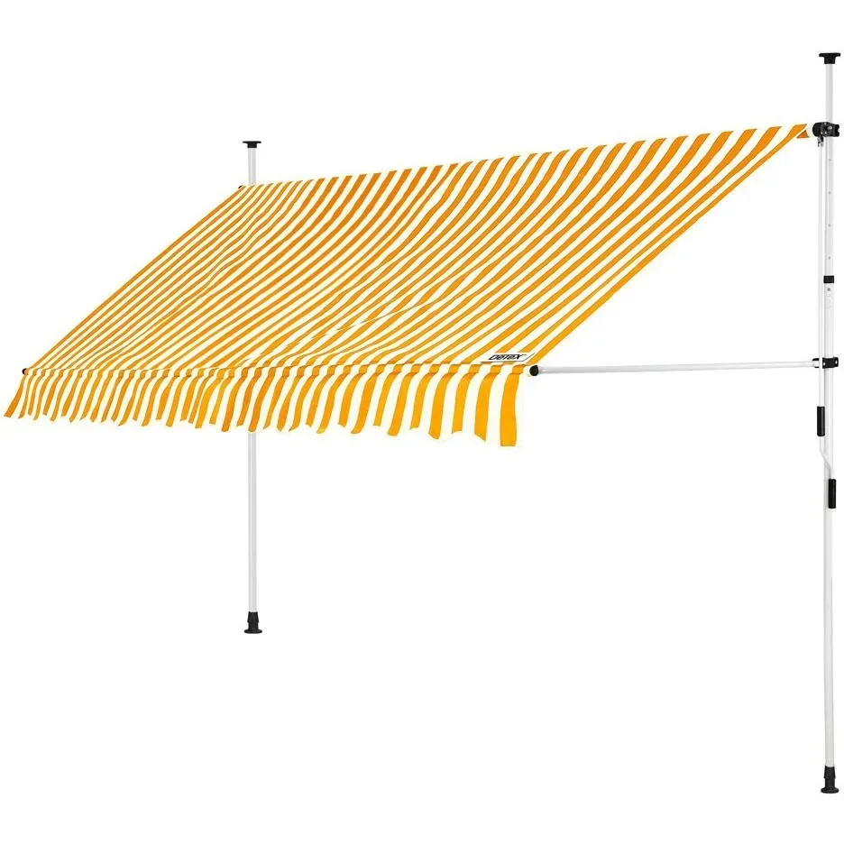 Clamping canopy yellow/white 400cm